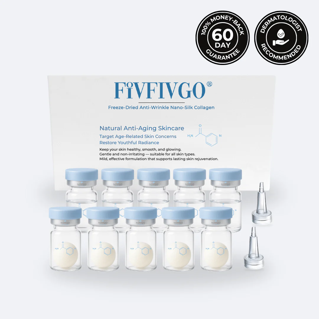 Freeze-Dried Anti-Wrinkle Nano-Silk Collagen