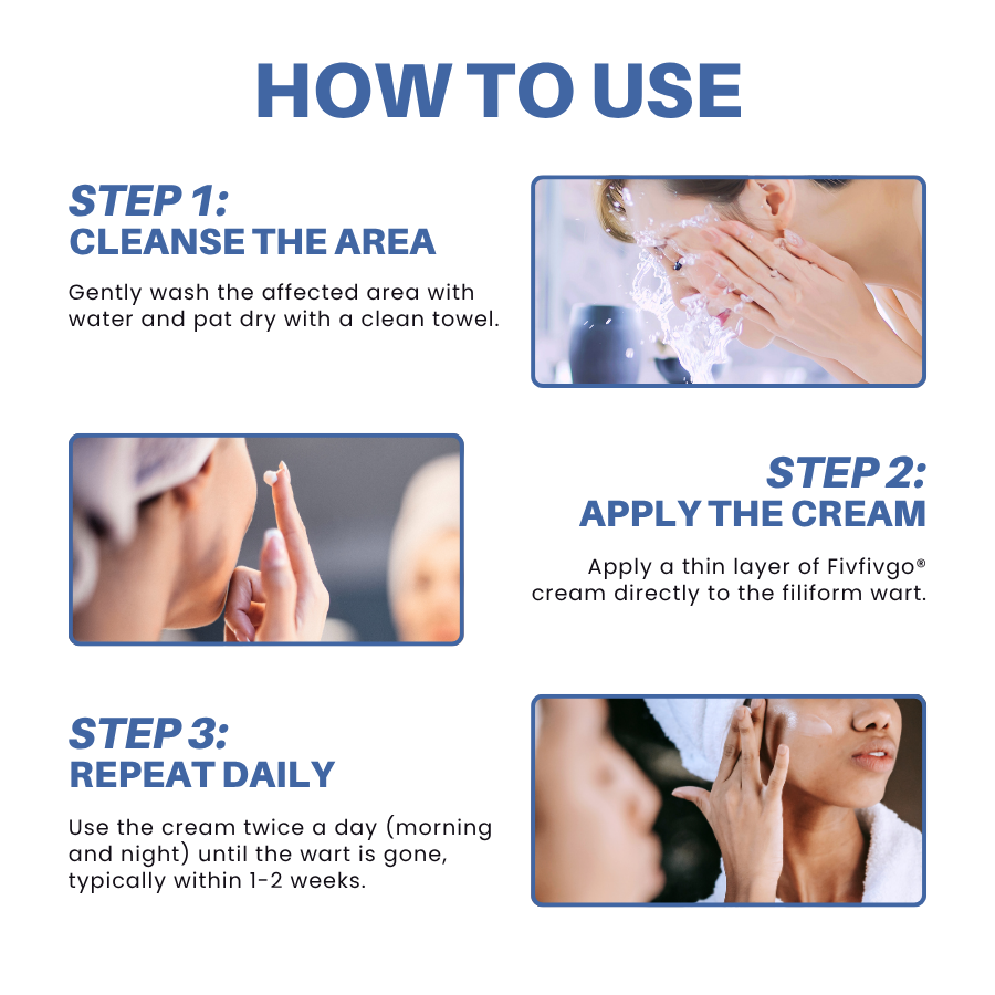 HPV Facial Filiform Warts Removal Cream
