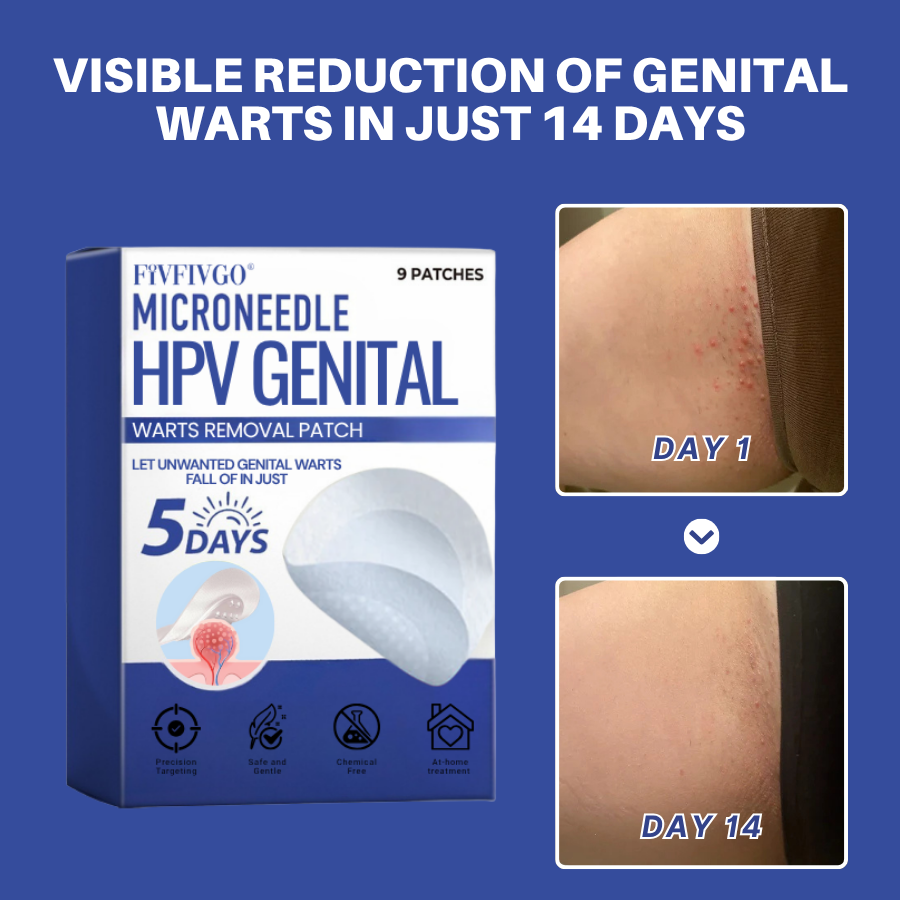 Microneedle HPV Genital Warts Removal Patch PRO