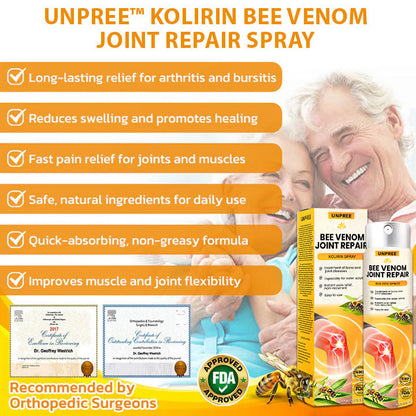 🚨2025 EXCLUSIVE SALE: 70% OFF⏳ Kolirin Bee Venom Joint Repair Spray