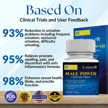 🔥The FDA-Approved Solution🌟 Official Store |🔥Hot Sale - 50% OFF🌿 Male Power Cordyceps Tablets - Already Helped 120,000+ Users Reclaim Their Confidencet✅