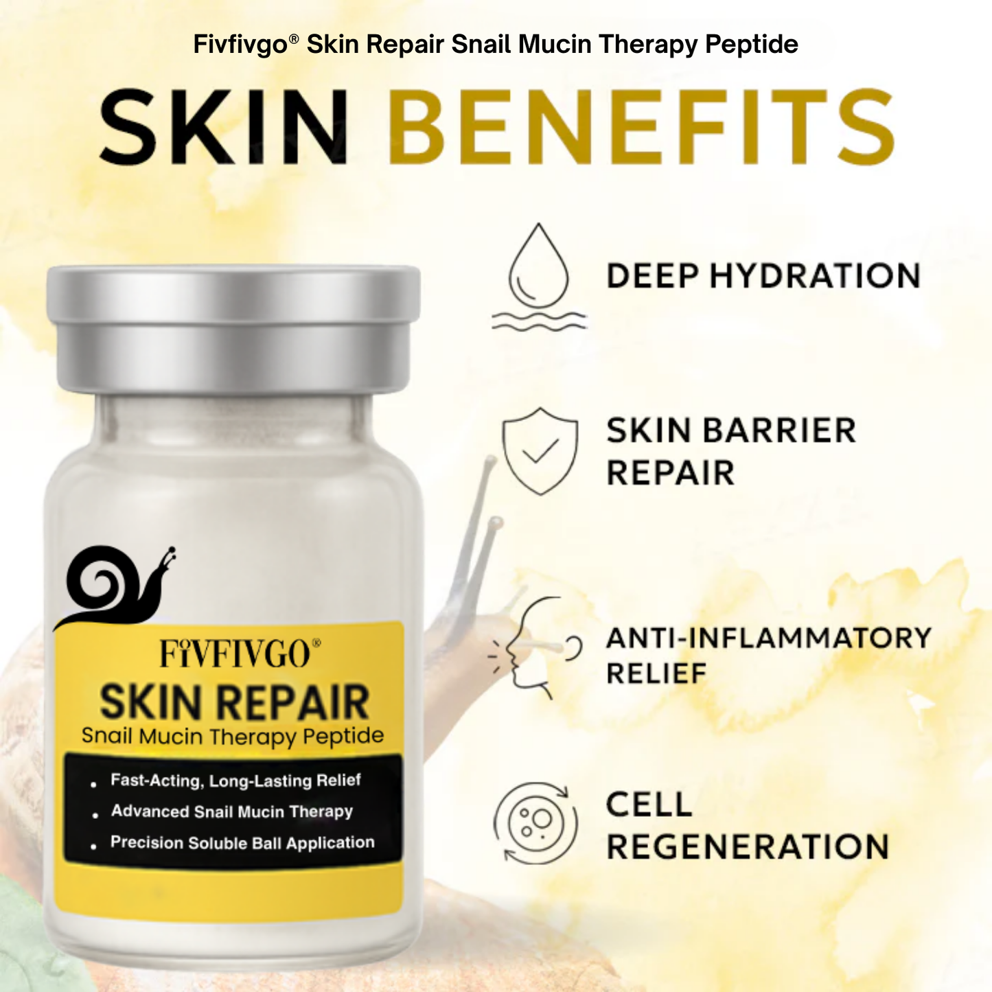 Skin Repair Snail Mucin Therapy Peptide