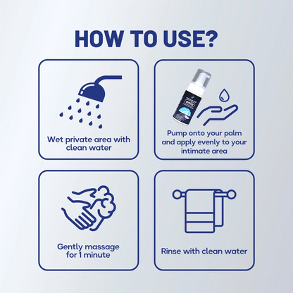 Masculine Foam Intimate Wash For Men Classical