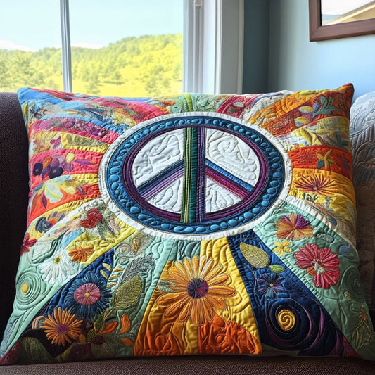 70s Vibe Quilted Bedding Pillow Case NCU0PT5980