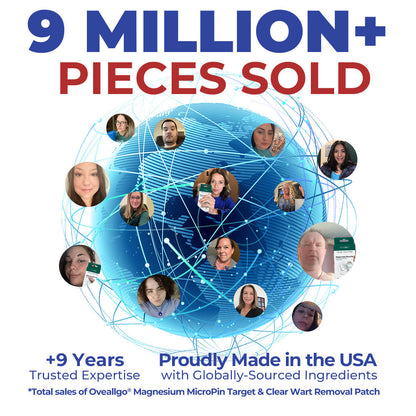 ✅Official Store: Magnesium MicroPin Target & Clear Wart Removal Patch