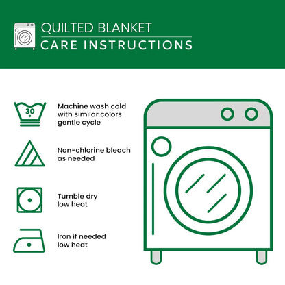 Abstract Rhythm Quilted Blanket NCU0PT6028