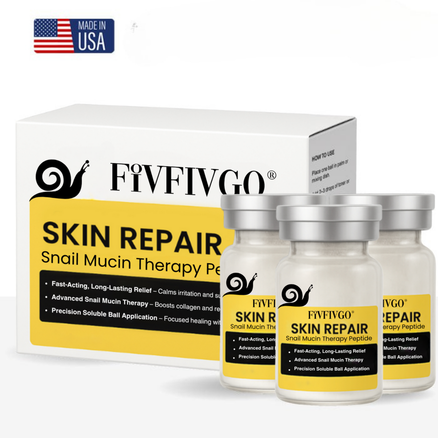 Skin Repair Snail Mucin Therapy Peptide