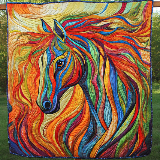 Wild Mane Quilted Blanket NCU0NT6587